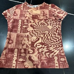 Miaou Graphic Print Women's Top